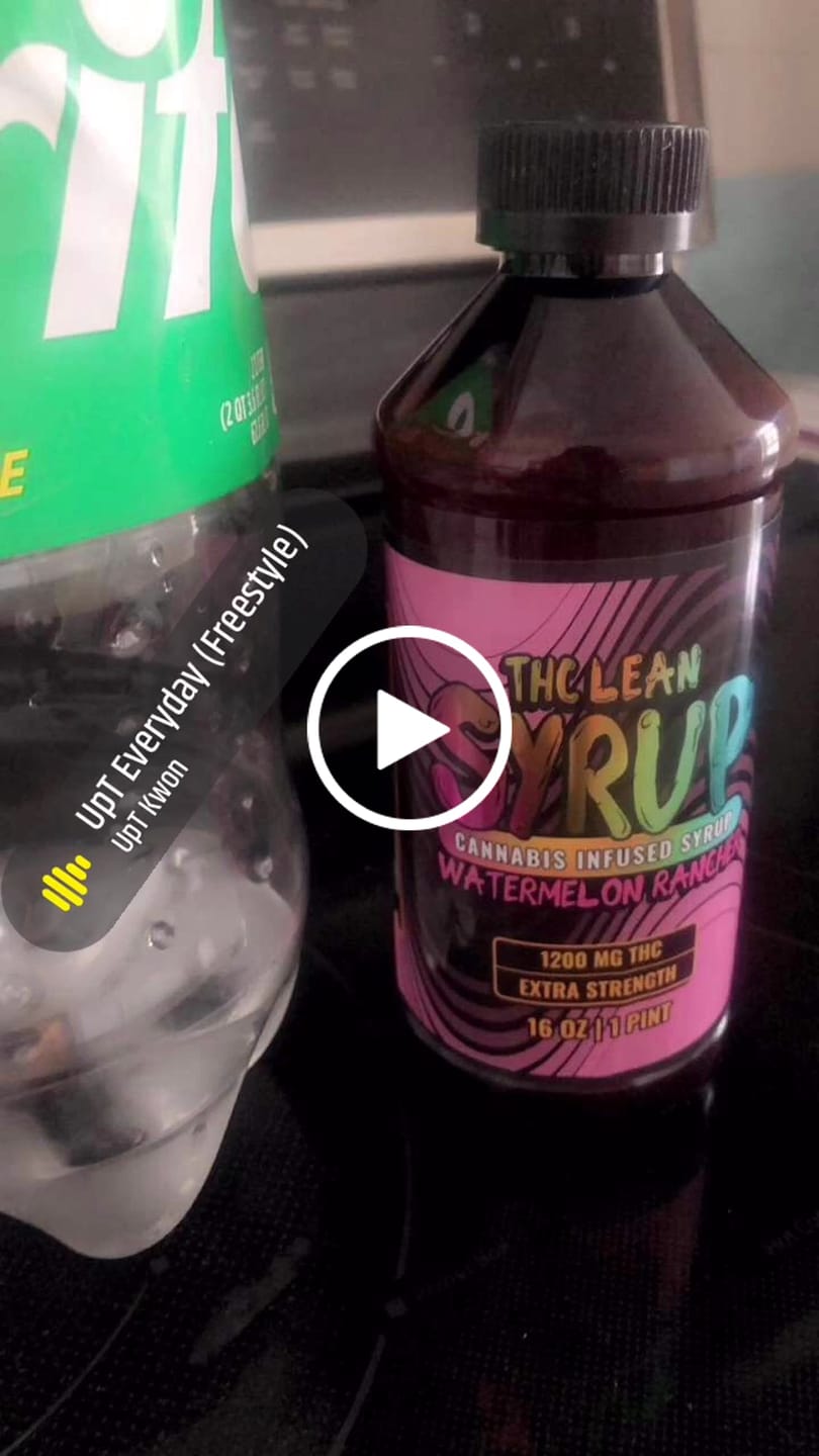 Customer video review of 1200mg THC Syrup (1 Pint)