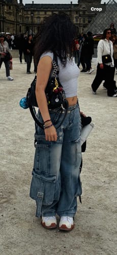 Customer photo review of Multi-Pocket Denim Jeans