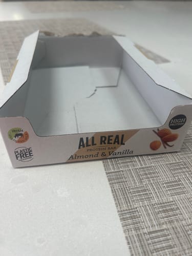 Customer photo review of Almond Vanilla Protein Bar 50g x 12 bars