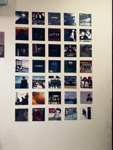 Customer photo review of PLAYLIST - ALBUM COVER PRINTS - CUSTOM WALL COLLAGE POSTERS