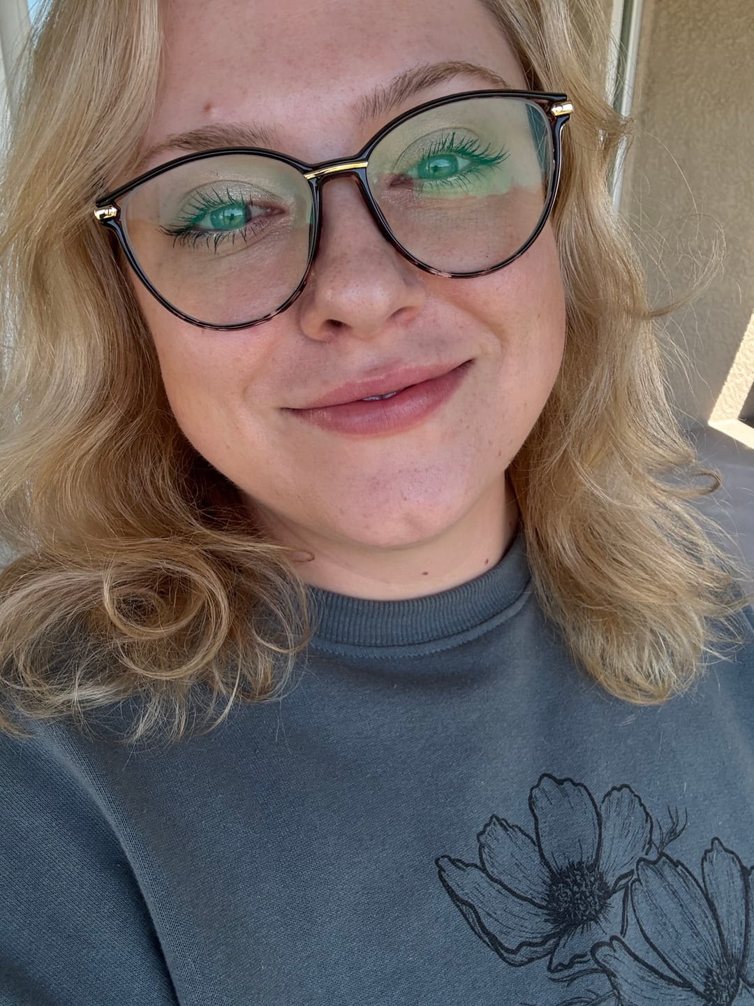 Customer photo review of Vera Eyeglasses