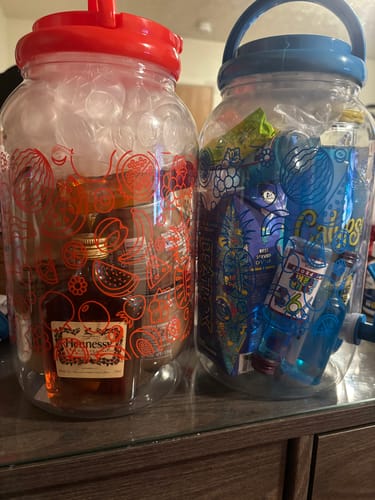 Customer photo review of 3 Brothers Liquor Cinnamon Toast Henney Chug Jug Alcohol Cocktail Bucket