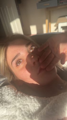 Customer photo review of Lash Growth Serum
