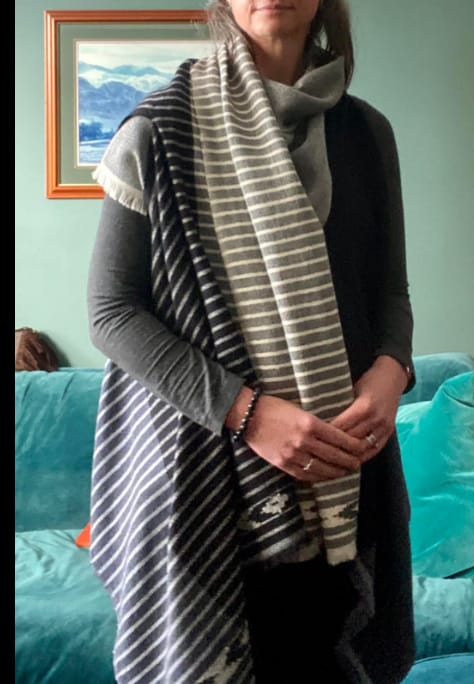 Customer photo review of Light Wool Cape Fusion Graphic
