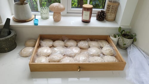 Customer photo review of Sourdough Pizza Dough Balls