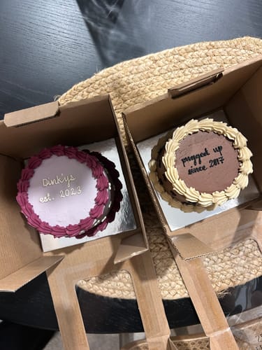 Customer photo review of aroha mini cake