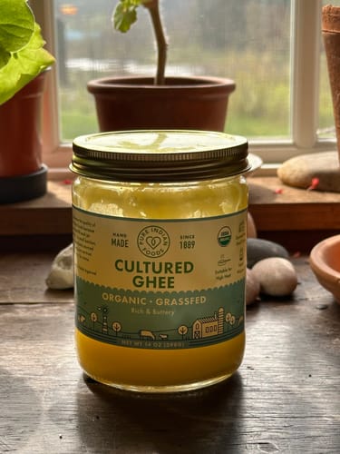 Customer photo review of Cultured Ghee, Grassfed & Certified Organic - 14 oz