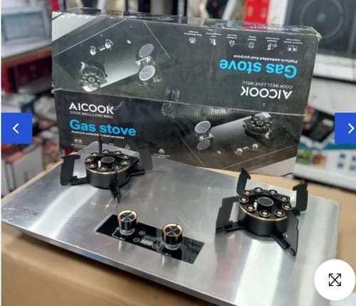 Customer photo review of Aicook Dual Burner Gass Stove - Lot Imported