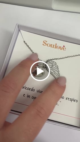Customer video review of Collana Angelo mio l'originale ✦ Incidi il nome del tuo Angelo