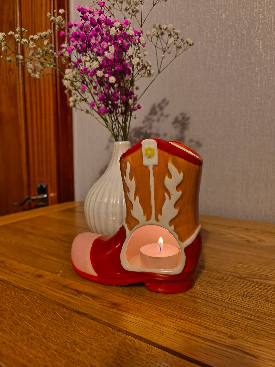 Customer photo review of Cowboy Boot Burner
