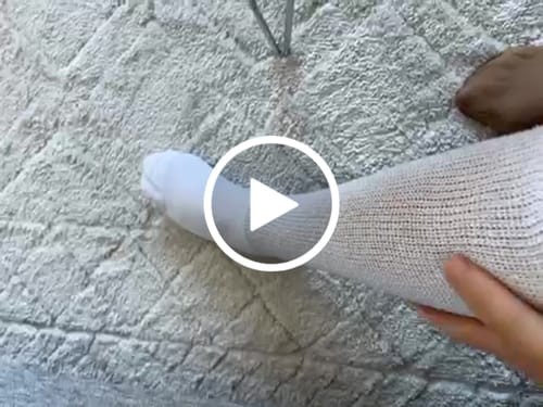 Customer video review of Ankelstøttestrømper