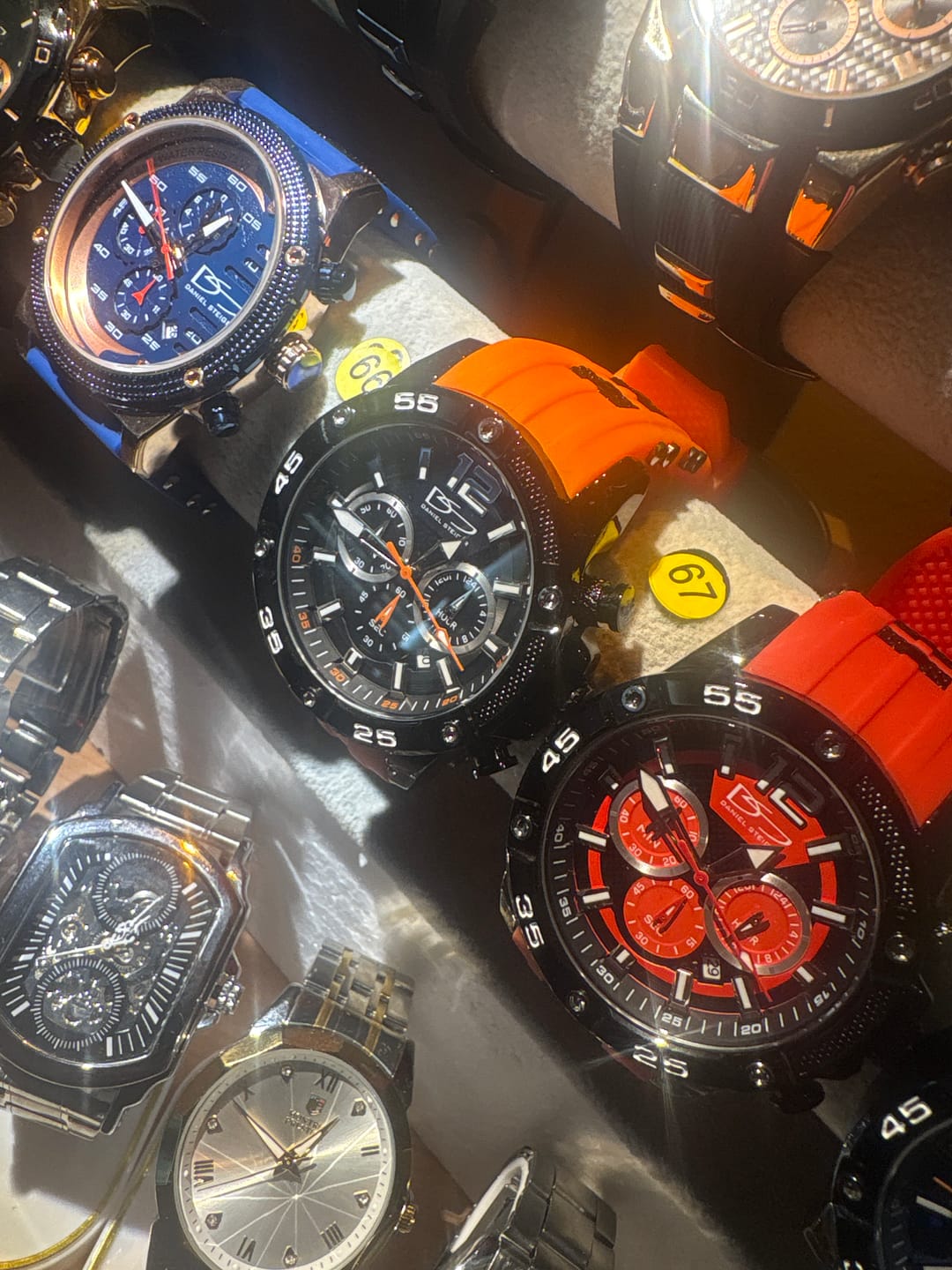 Customer photo review of Adventurer Orange Men's Watch & Sunglasses