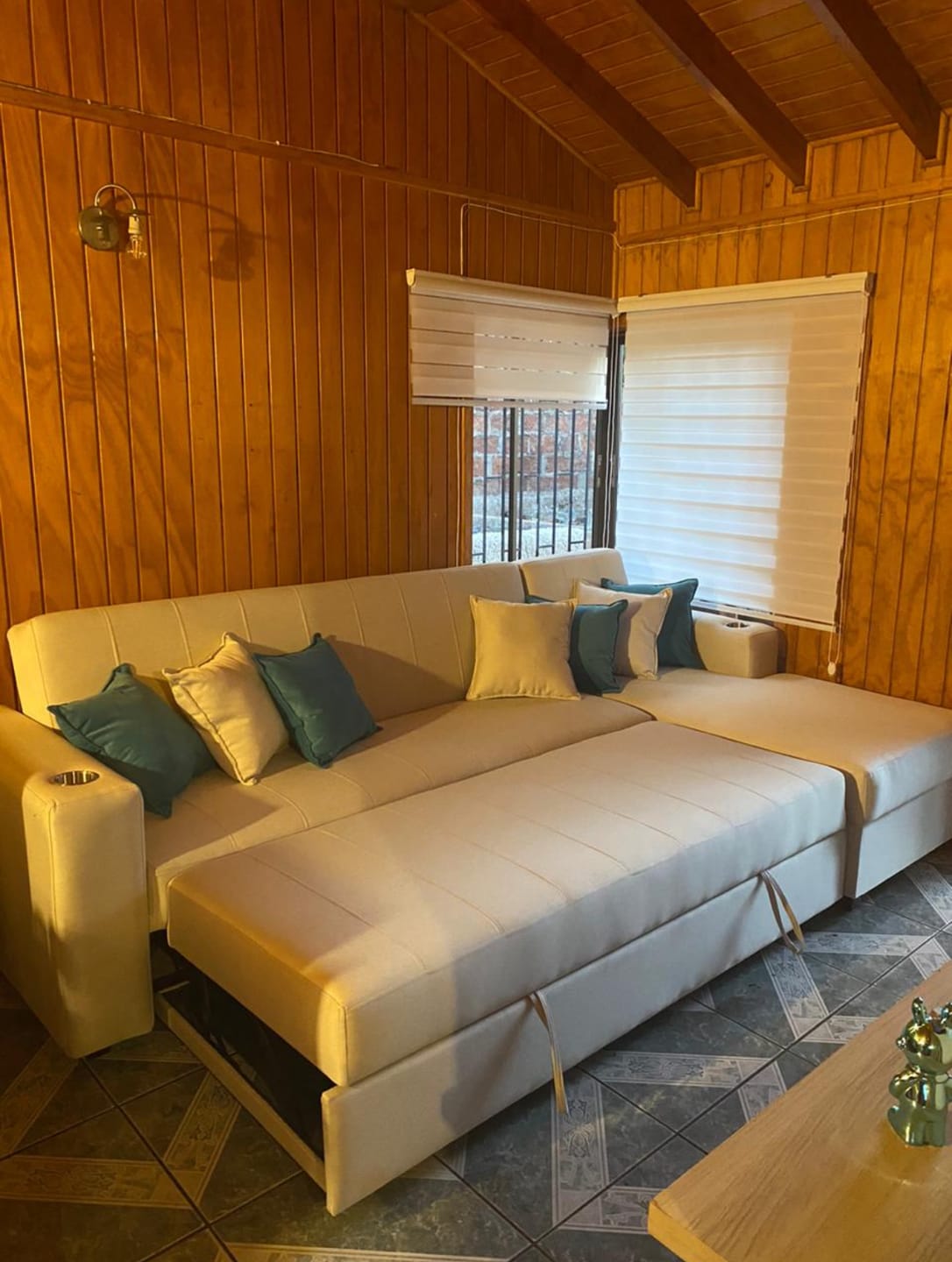 Customer photo review of Sofá en L Cama Baúl Paris