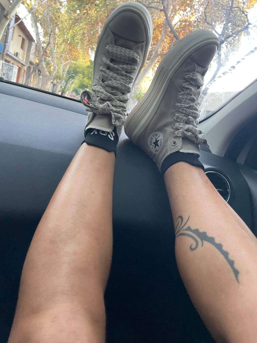 Customer photo review of Zapatillas Converse Chuck Taylor Move Hi Platform Beige