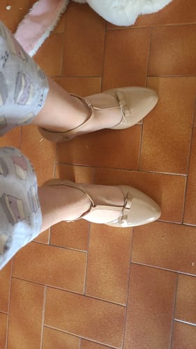 Avis photo d'un client sur Chaussures avec Nœud Papillon et Sangle en T