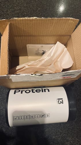 Customer photo review of 100% Whey Protein