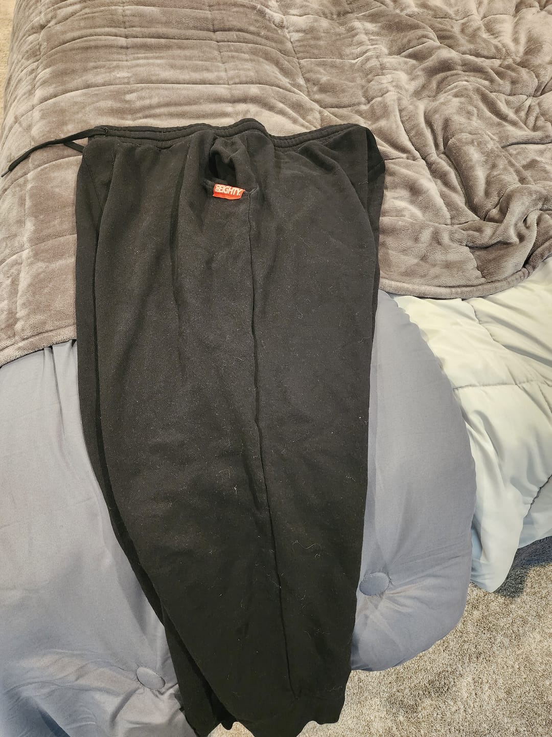 Customer photo review of 80Eighty® Black Fleece Pant