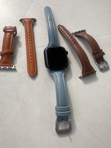 Customer photo review of Apple Watch Lederband "Dublin"