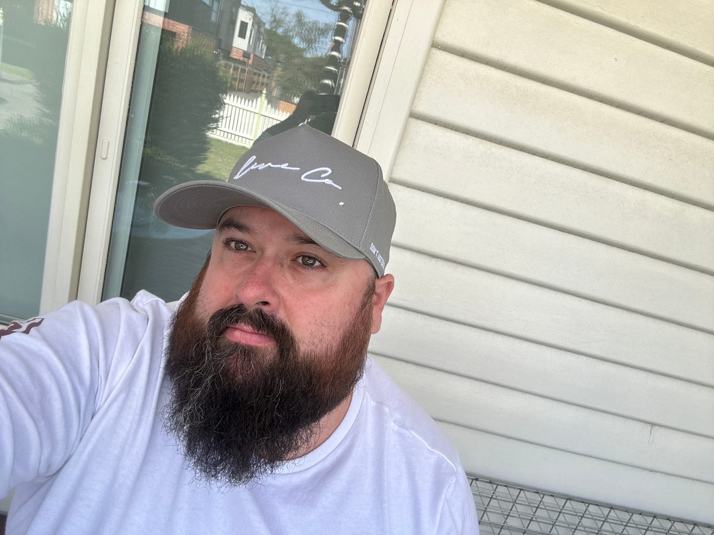 Customer photo review of Live Co. "Grey Signature Series" A-Frame Snapback