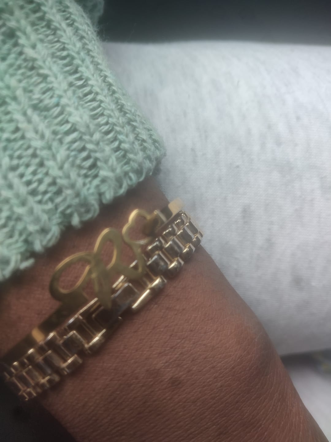 Customer photo review of Bracelet Jonc Avec Fermoir Personnalisé