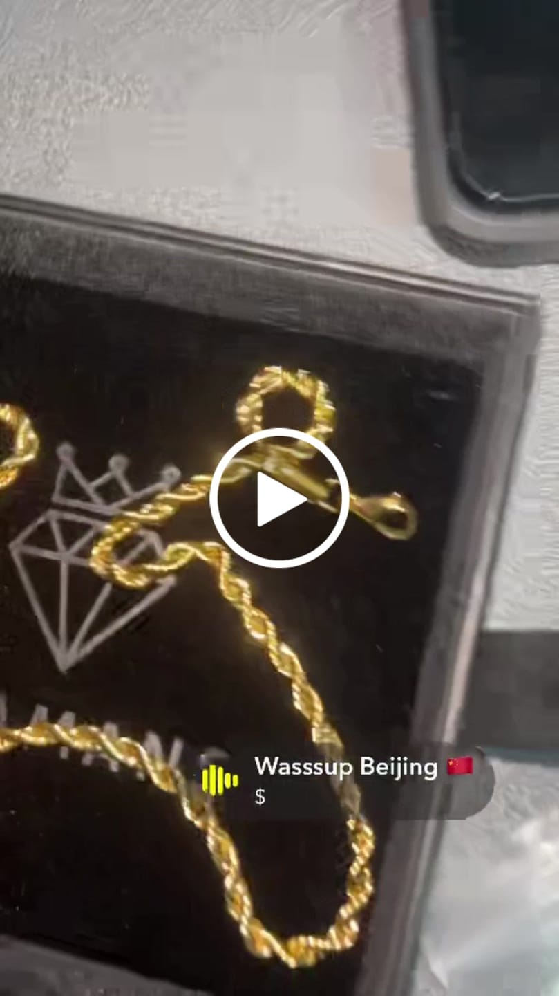 Customer video review of 4mm Rope Chain - Gold