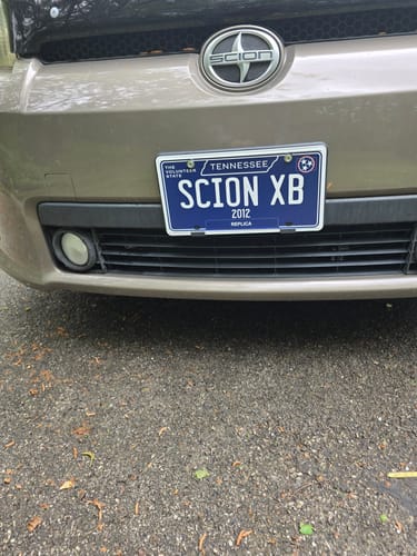 Customer photo review of Tennessee 2022 Metal License Plate