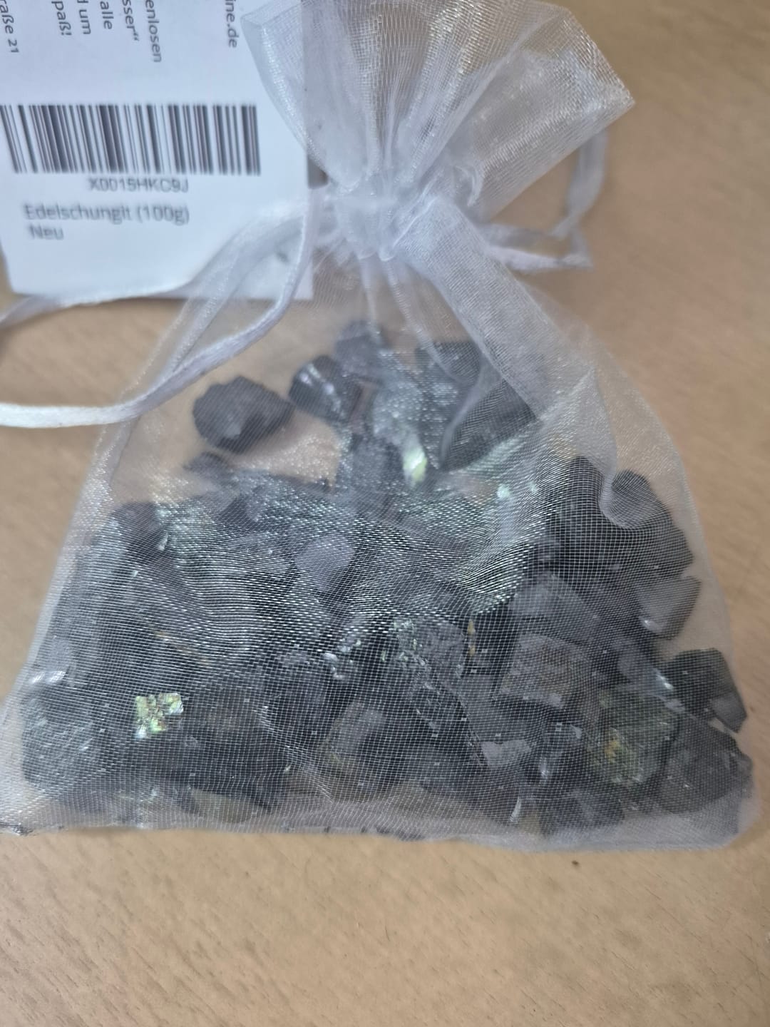 Customer photo review of Edelschungit aus Karelien | Wassersteine | Rohsteine