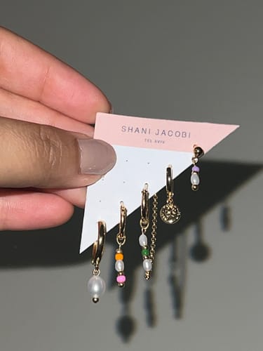 Customer photo review of Peacock Earrings Set