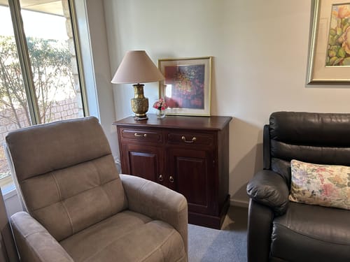 Customer photo review of Tasmania 2 Door 2 Drawer Buffet - Mahogany