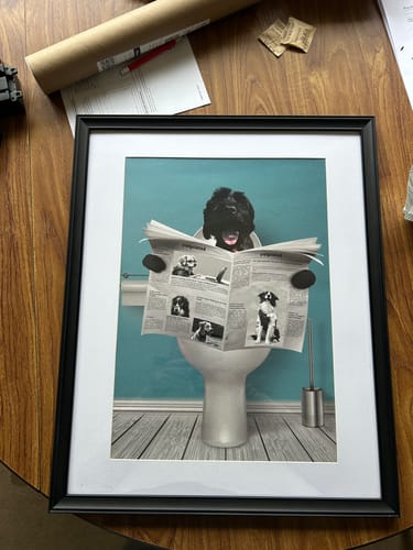 Customer photo review of Important meeting - Personalised poster