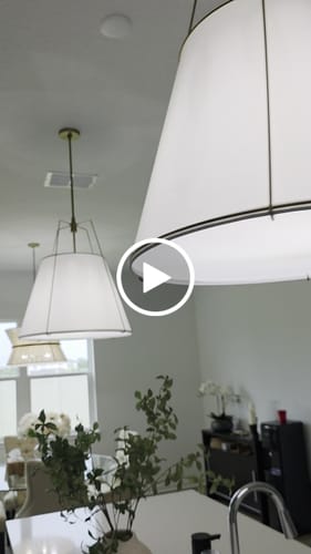 Customer video review of Modern Fabric Conical Drum Cage Pendant Light