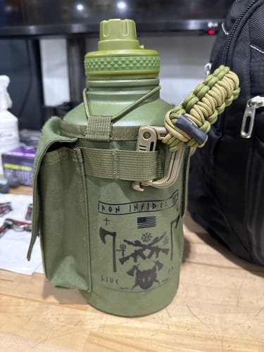 Customer photo review of 64oz Battle Bottle Water Bottles
