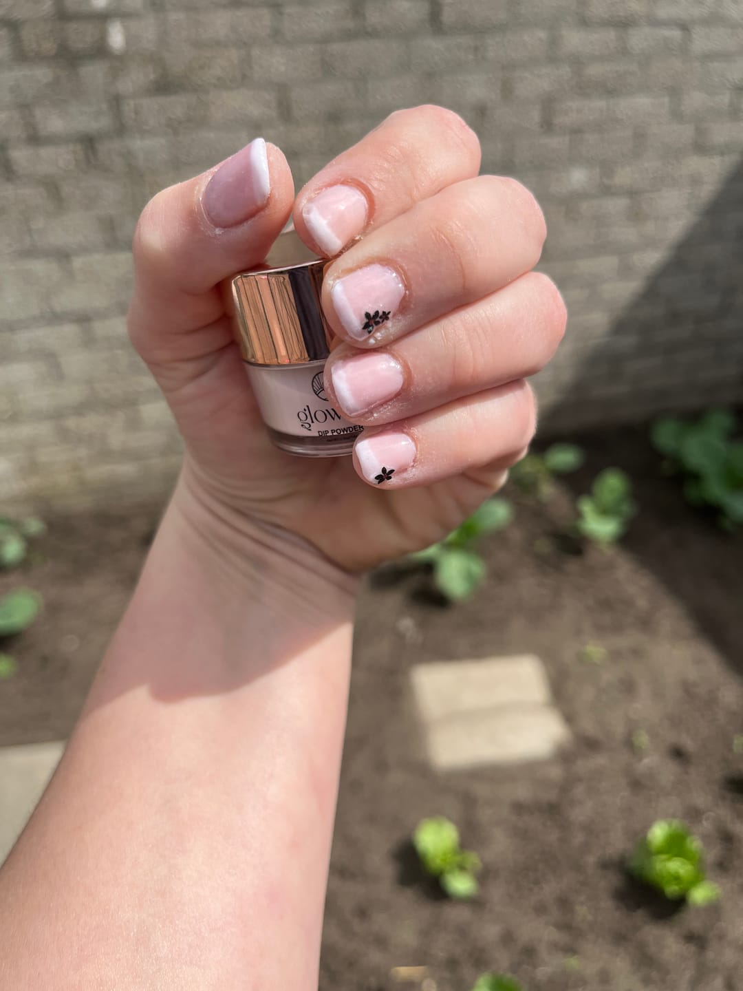 Customer photo review of Soft Lila Dipping Powder