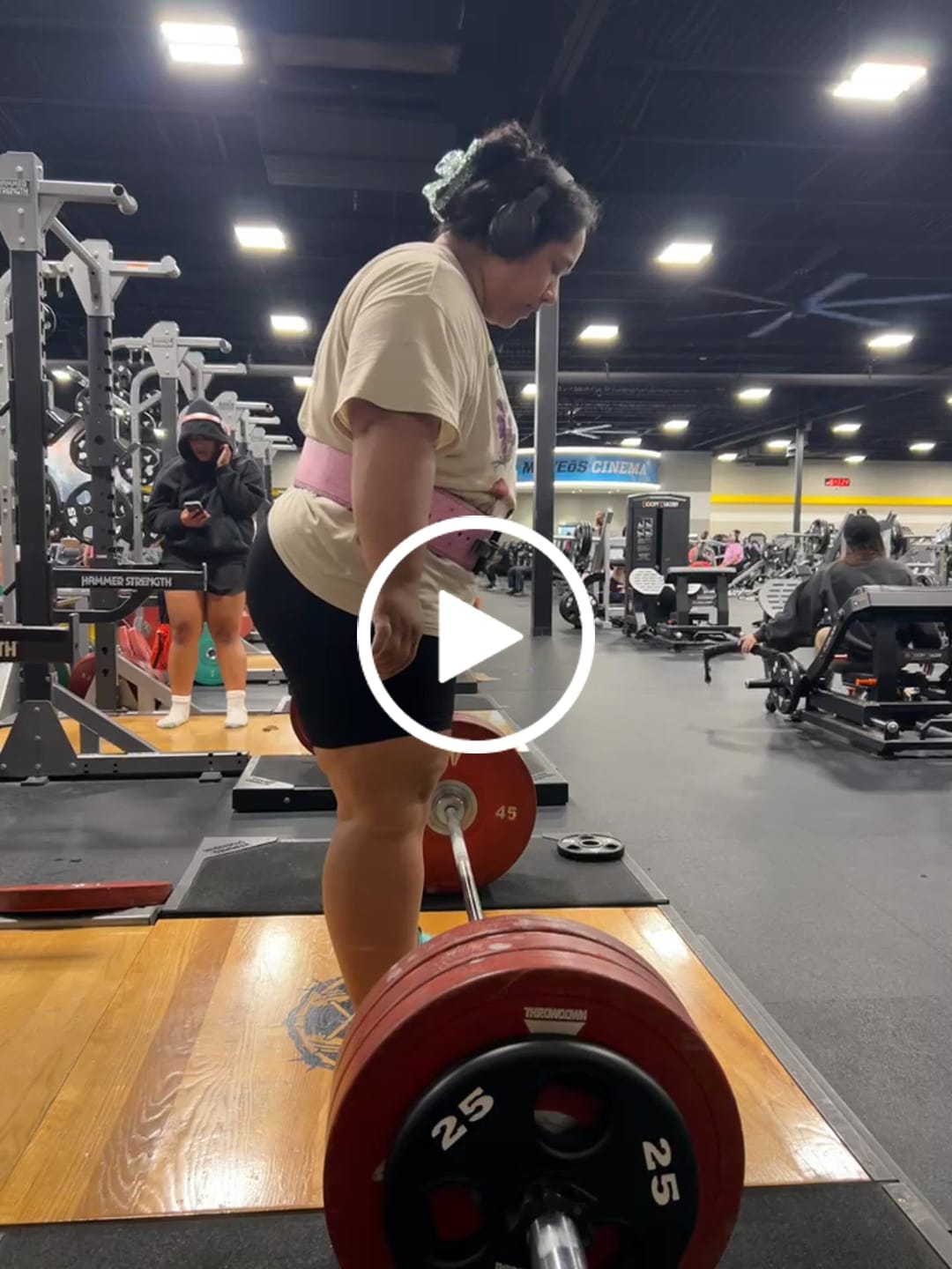 Customer video review of Pink Pattern Lever Belt