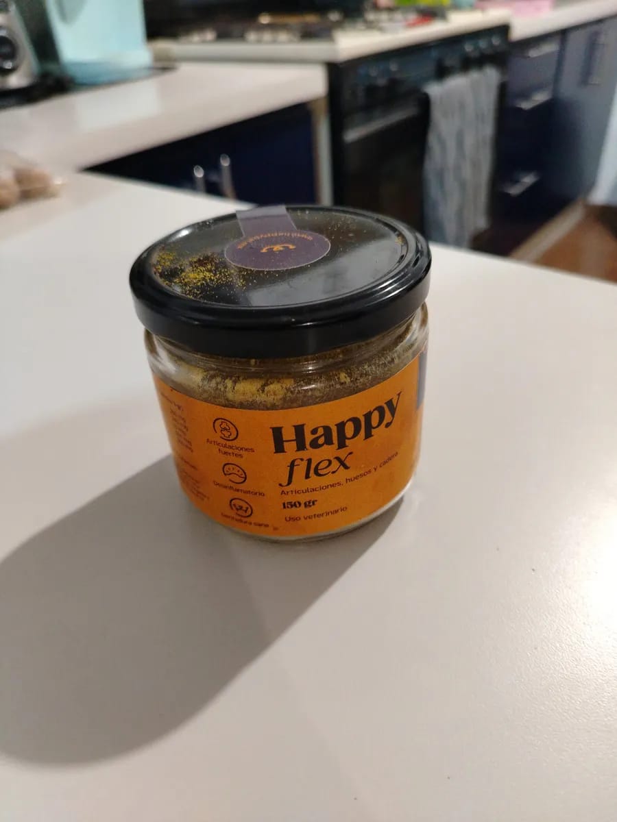 Customer photo review of Happy Flex I  Anti Inflamatorio Para Perros y Gatos. Articulaciones, huesos y cadera