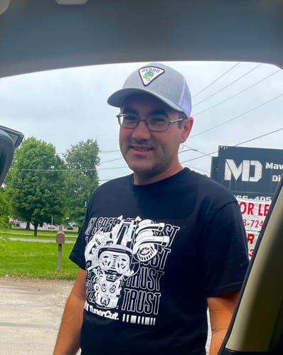 Customer photo review of SPEED DEVIL TEE