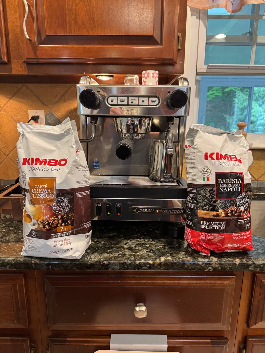 Customer photo review of Crema Classico - Whole Bean Coffee 2.2lb Bag