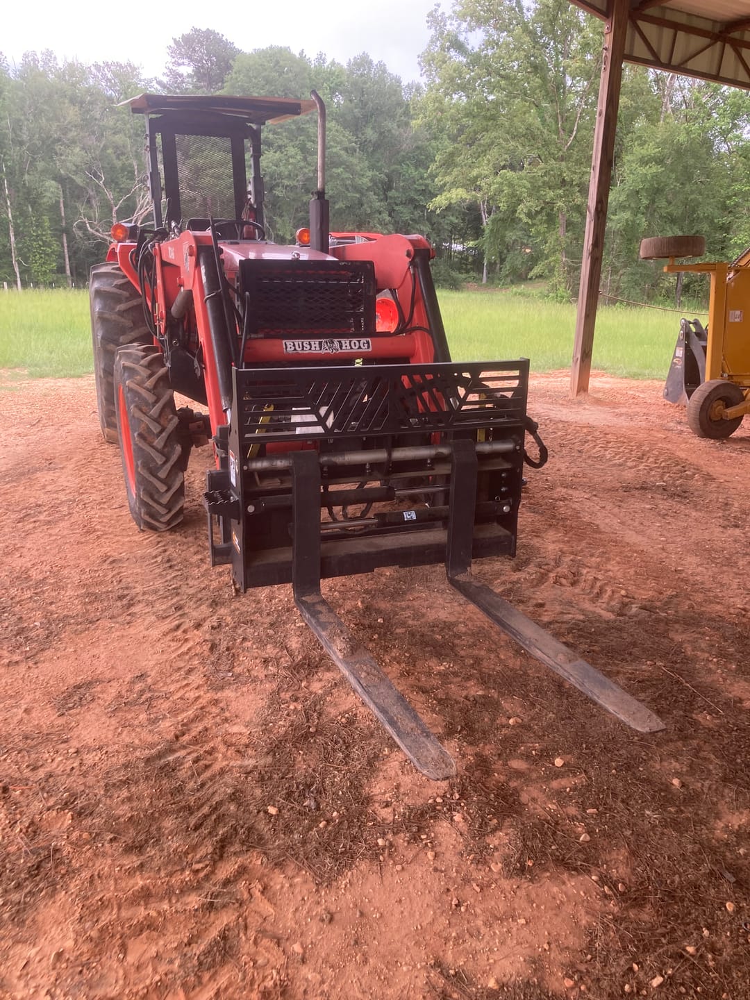 Customer photo review of Power Lift-n-Stack - Hydraulic Pallet Forks
