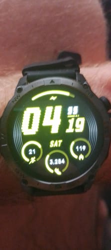 Customer photo review of ZE™ Force Smartwatch || AMOLED Always On Display, Satellite GPS, Monitor Stress
