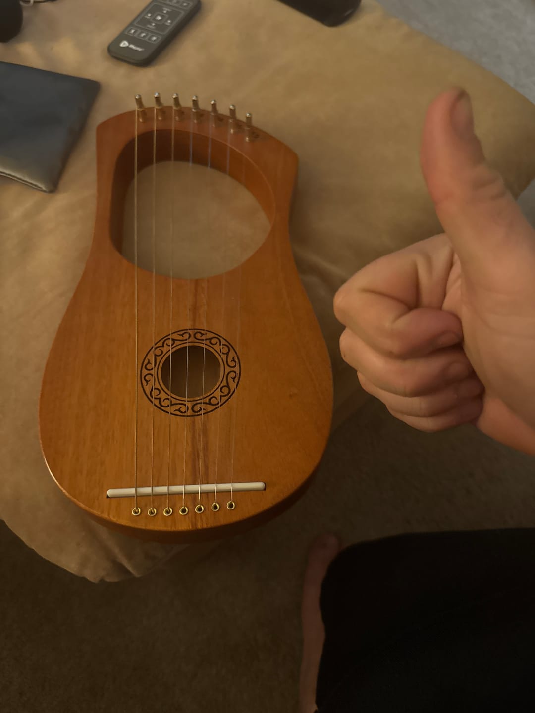 Customer photo review of 7 String Simple Lyre Harp Seven-Stringed