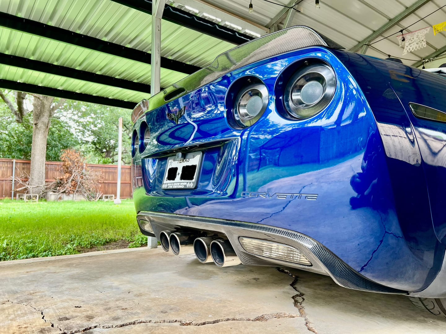 Customer photo review of 2005-13 Corvette C6 Rear Bumper Diffuser