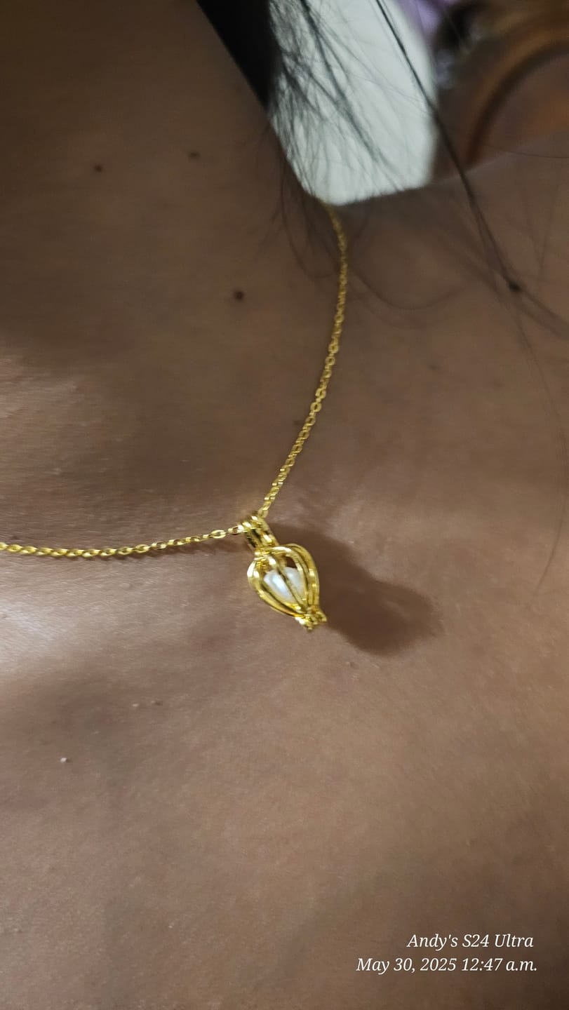 Reseña con foto de cliente del Kit de collar de perlas FabuLove