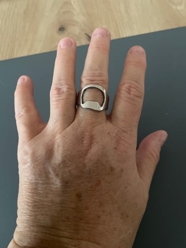 Customer photo review of BOTTLE OPENER RING