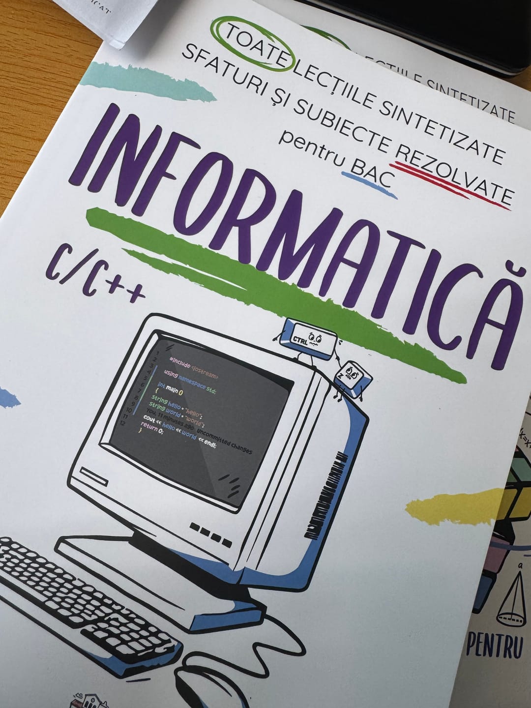 Customer photo review of Carte Informatică Bacalaureat C/C++ Bacademia