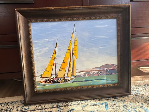 Customer photo review of Custom Paint by Numbers Kit for Personalized Artwork