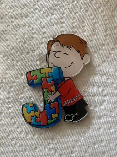 Customer photo review of Personalized Gifts For Autism Awareness Car Ornament