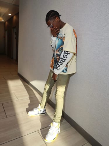 Customer photo review of Godspeed Chosen One Layered L/S Tee Bone