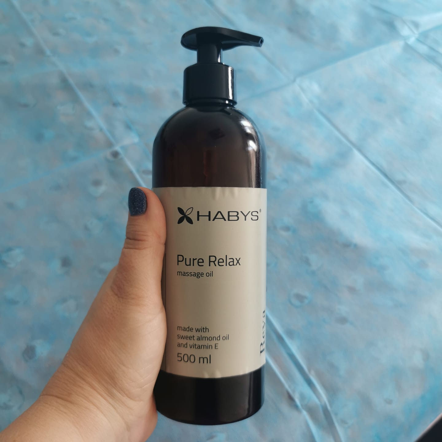 Customer photo review of Massageöl Reya Pure Relax Habys