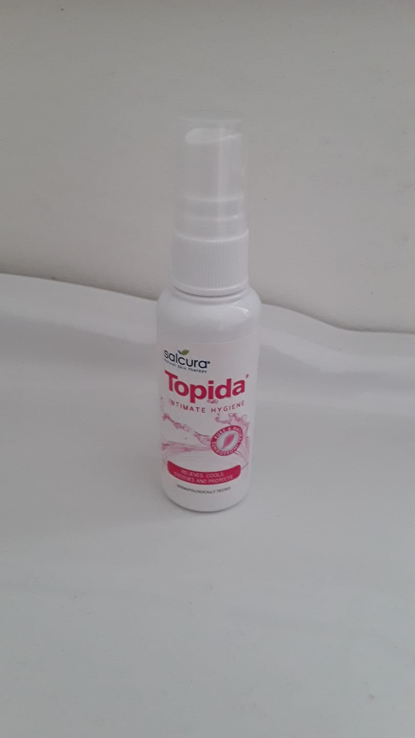Customer photo review of Topida Intimate Hygiene Spray