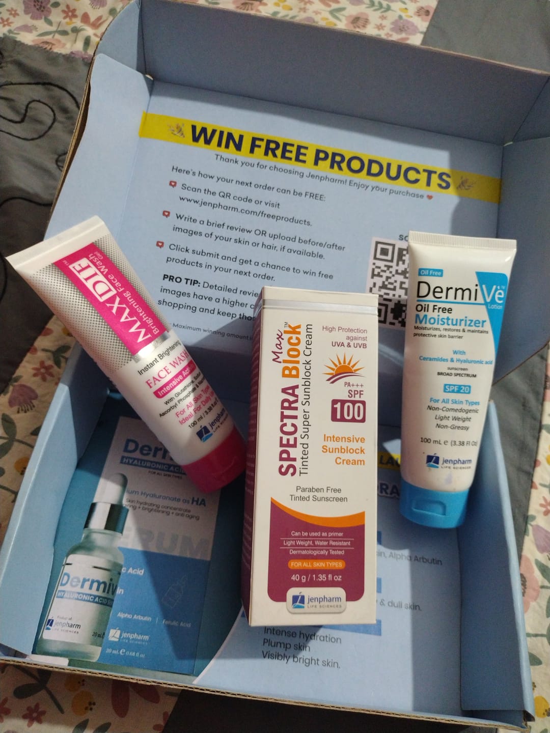 Customer photo review of Dermive Moisturizing Wash